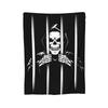 Grim Reaper Digital Printed Flannel Printed Blanket Home Decor Lightweight Halloween Horror Prank Blanket