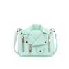 Personalized Rivet Leather Jacket Bag 2025 New Korean Version Fashion Candy Color Foreign Style Women's Shoulder Small Square Bag Pu
