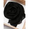 1pc Casual Versatile Solid Color Chiffon Scarf