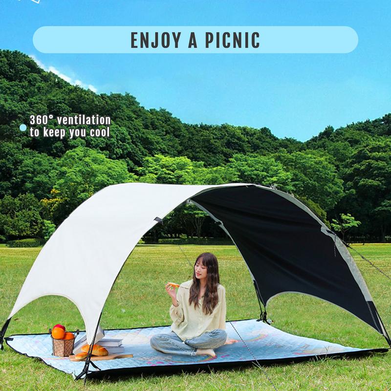 Beach Shelter UV Protection Camping Tent UPF 50 Protection Outdoor Shelter for Camping Picnic Portable Canopy Sunshade