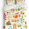 Autumn Plant Tree Leaves Duvet Cover With Pillow Case Custom Comforter 3pcs Bedding Set Quilt Cover Double Bed Home Textile