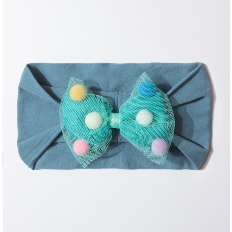 New Baby Headscarf Combination, Cute Baby Soft Bow Flower Headband, Children's Accessories