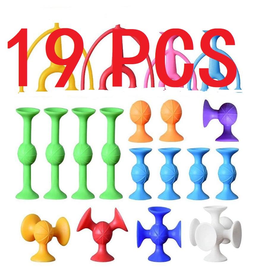 9Pcs Soft Sticky Suction Dart Fidget Toy Family Interactive Game Pop Silicone Dart Toy Party Game Fingertip Decompression Toy