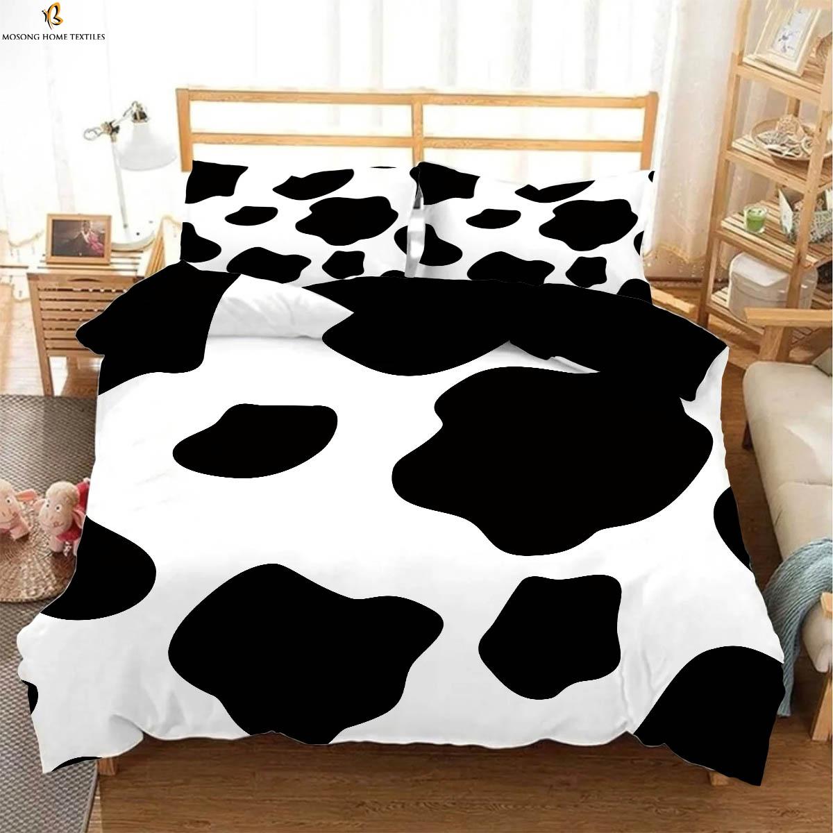 

3 Piece Set Down Comfortable Quilt Cover Animal Fur Texture Zebra Leopard 3D Printed Comfortable Quilt Cover for Children Kids Young Boys Young Girls 135*200cm Eu-Single