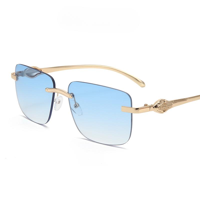 Óculos de sol novos e modernos, sem armação, online, para celebridades, para fotos de rua, para dirigir, personalizados, de alta qualidade.