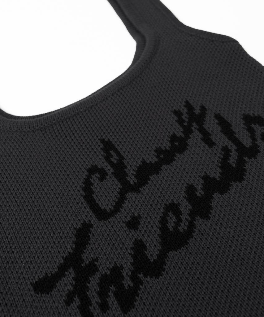 Keullaessikeulleob Puppy Knit Sleeveless Top (2 Colors)