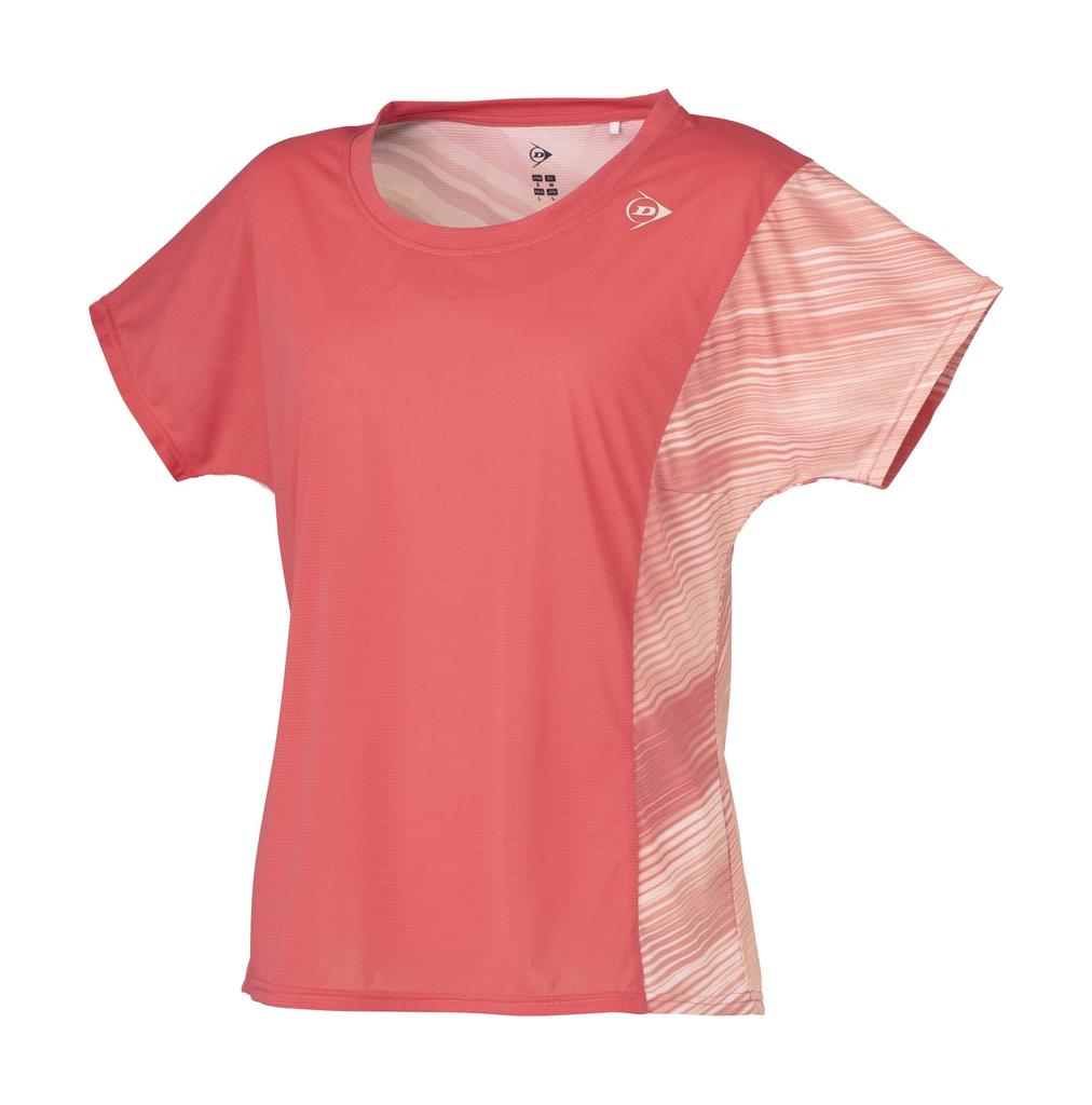Dunlop Tennis Wear Game Shirt DAP1523W 2025SS Coral Pink L