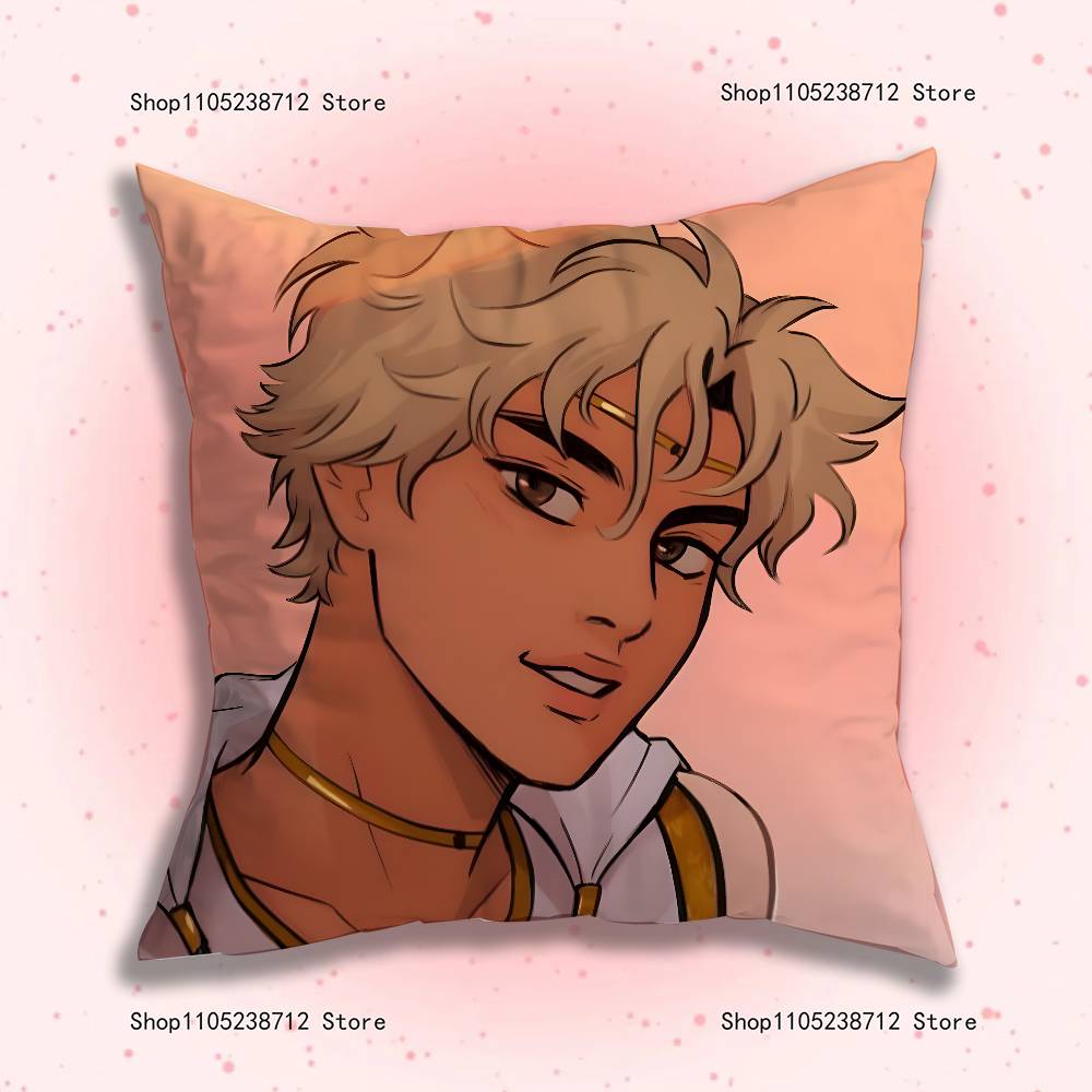 O-Osora Comic Pillow Covers Cartoon Sofa Decorative Home Double-Sided Printing Short Plush Cute Cushion Cover