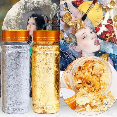 Schmuckherstellungswerkzeug Kunstdekoration Blattgoldflocken Harzform Füllungen Füllmaterialien Blattgold