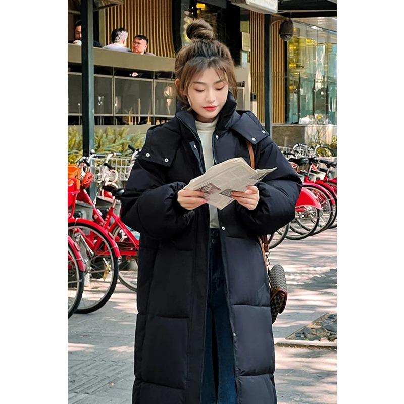 2024 New Winter and Autumn Women White Duck Down Hoodies Puffer Jackets Coats Warm Windproof Black White Coats