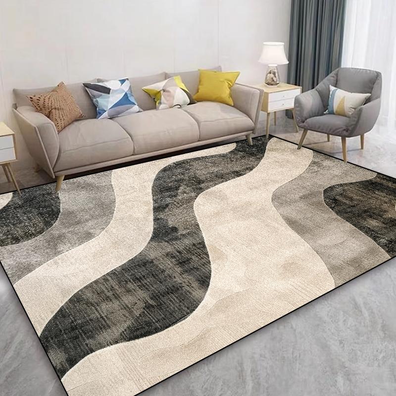 Nordic Style Abstract Rugs for Living Room Decoration Large Area Carpet Non-slip Bedroom Lounge Rugs Washable Coffee Tables Mat