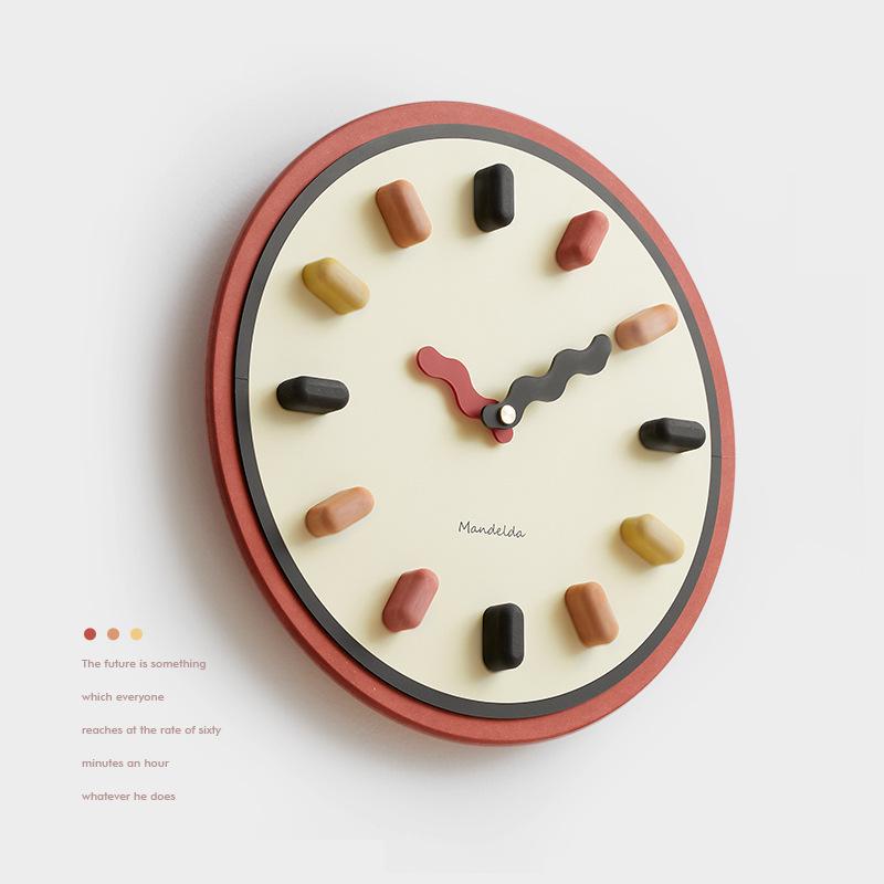 Cream Style Decoration Wall Clocks Living Room Electronic Elegant Silent Wall Clocks Silent Luxury Home Decor Duvar Saati