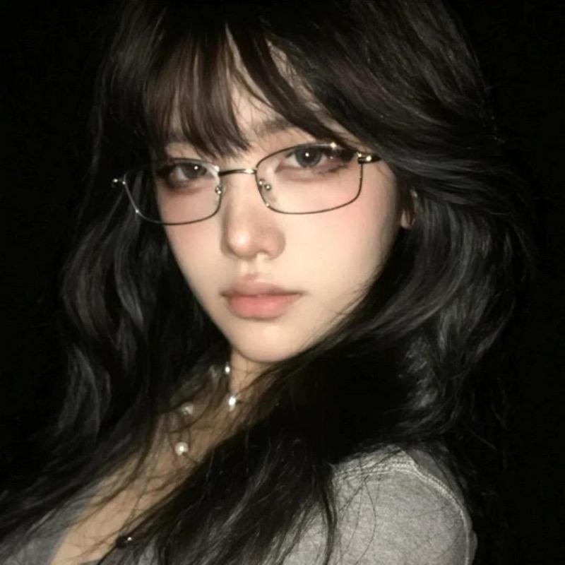 High-tech Smart Frame Glasses - Women's Flat Mirror Pure Desire Gold Wire Narrow Frame Beauty Essentials