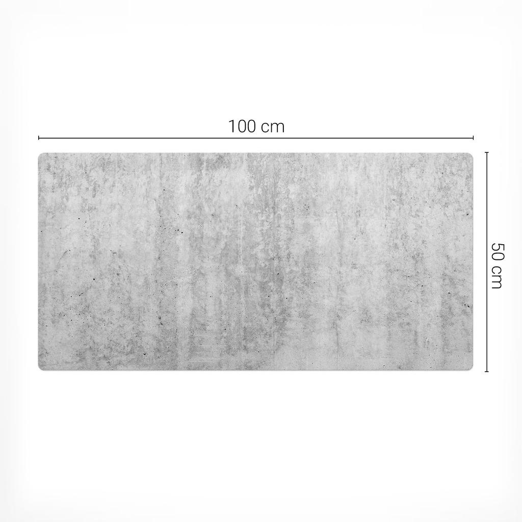 Designer Concrete Texture Laptop Protective Pad 100x50 Cm