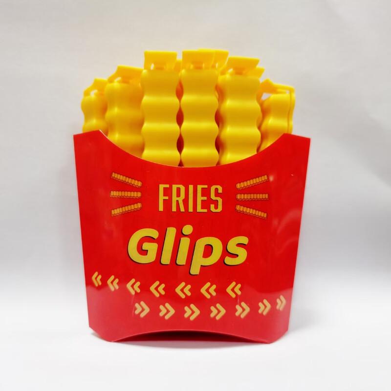 Улучшенные зажимы для запайки пищевых пакетов Wutuo с магнитом на холодильник (2-Pack)