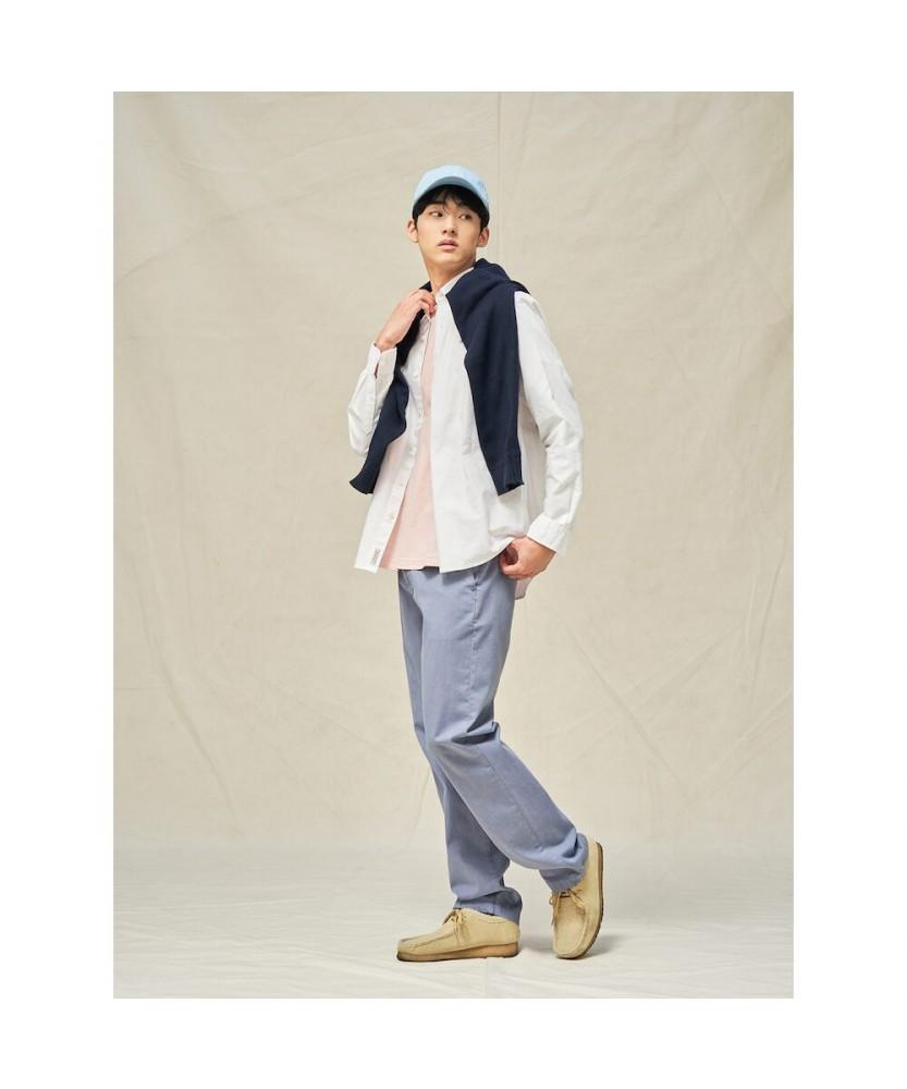 Binpolmen Garment Dyed Regular Pants Blue (Bc5221C12P)