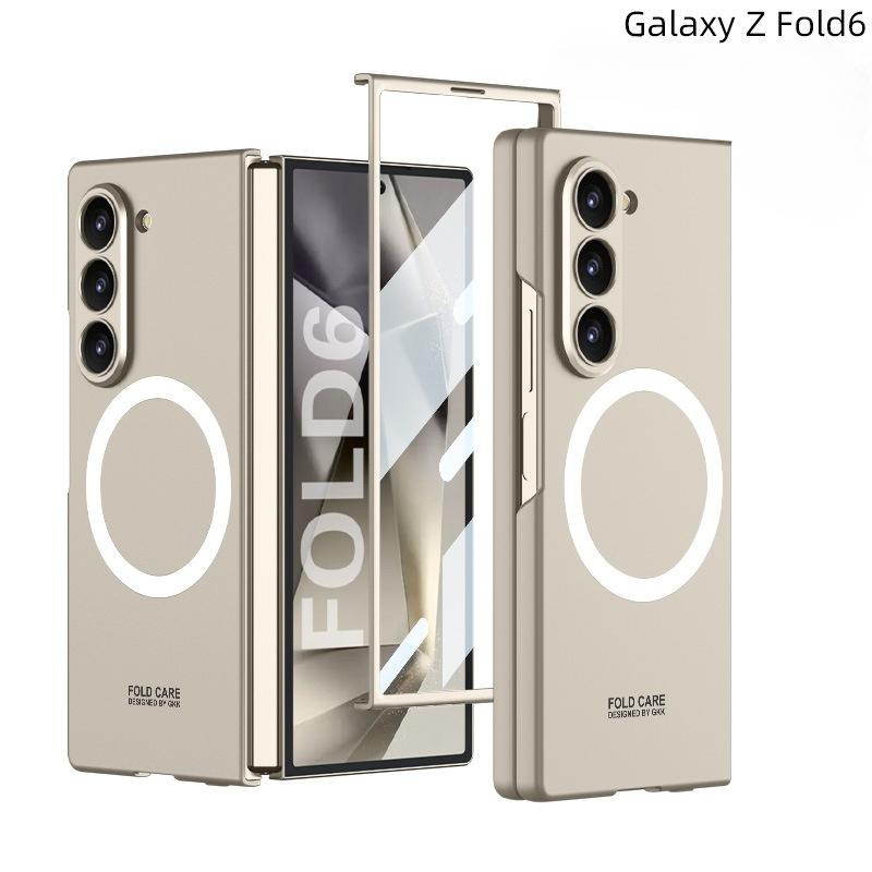Μαγνητική Ασύρματη Φόρτιση Θήκη Τηλεφώνου για Samsung Galaxy Z Fold 6 5 4 3 Fold6 Fold5 Fold4 Fold3 5G Σκληρό Κέλυφος Προστατευτικό Κάλυμμα