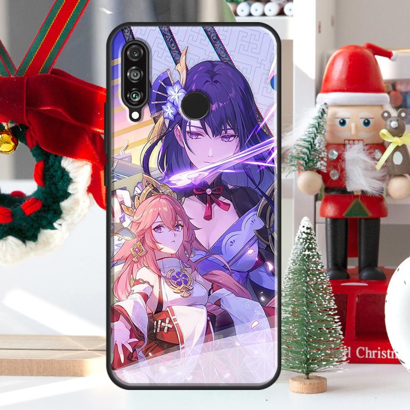 Baal Genshin Impact Game For Huawei Nova 7i 8i 11i 12i 12s Y73 Y70 Y90 Y60 Y72 Y61 Y91 9 10 SE P30 Pro P40 Lite Case