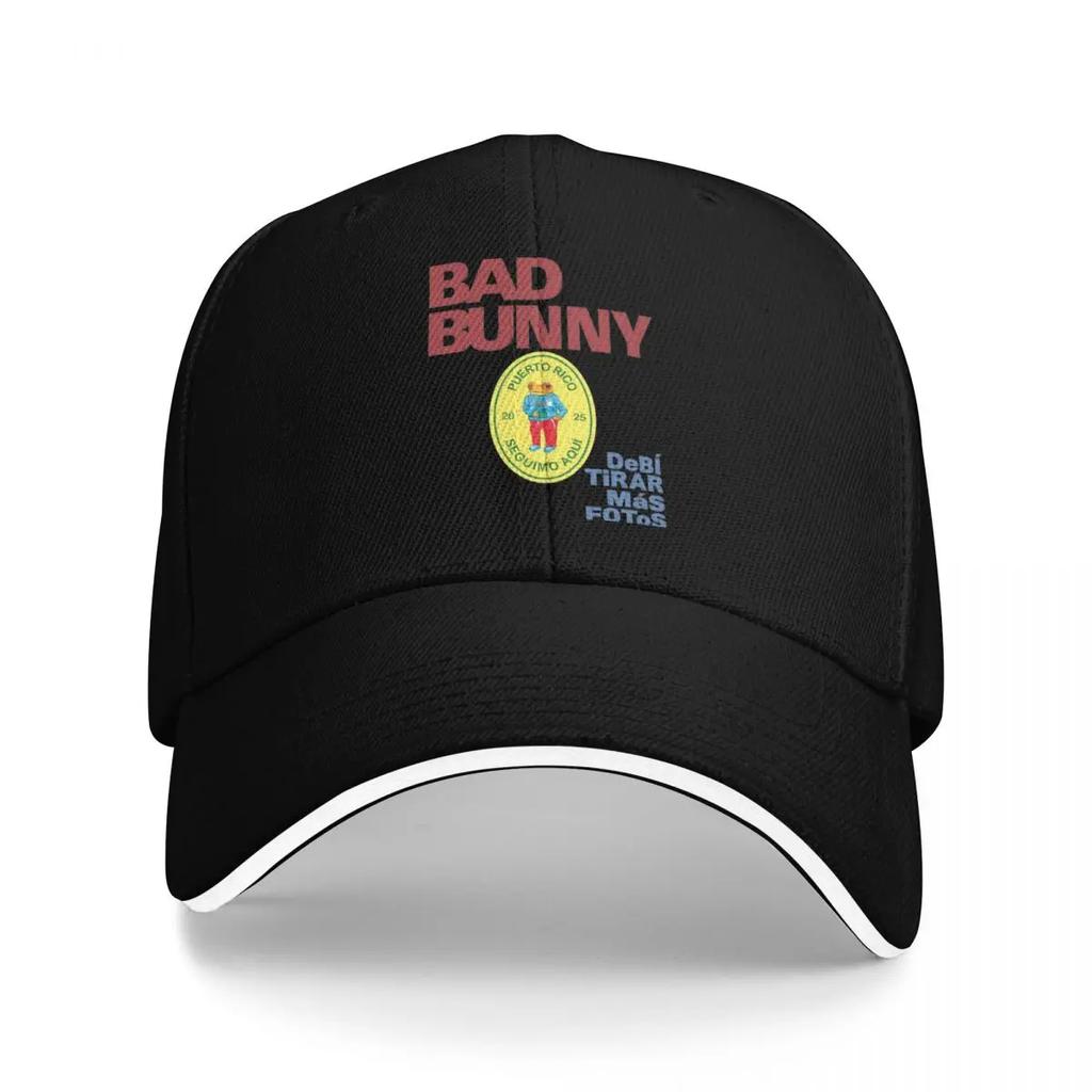 Bad Bunny DTMF Debi Tirar Mas Fotos Trucker Hats Outfits Vintage Snapback Hat For for Men Women Casquette Adjustable