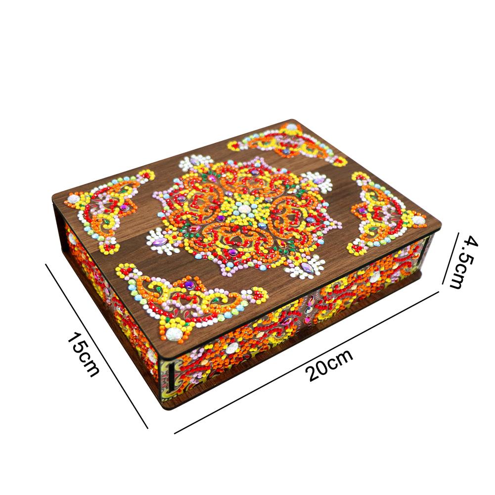 5D DIY Special Shaped Diamond Painting Jewelry Box Storage box Diamond Mosaic Embroidery Kits Christmas Container Home Decor