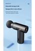 Portable Rechargeable Fascia Gun Massager: Adjustable Impact for Neck and Muscle Relaxation