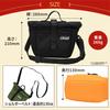 Etsumi & Coleman Camera Bag, Shoulder Bag, Coleman Roll Bag, Small, Compact and Lightweight, Men's and Women's, Gray, VCO-8788