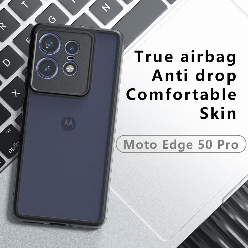 For Motorola Edge 50 Pro 5G Case PC+TPU Dual Layer Shockproof Phone Cover