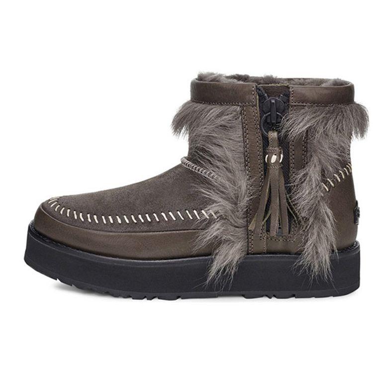 

Timberland Short Casual Warm Snow Boots Women boots Gray 1102950