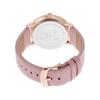 Armani Exchange Three-Hand Pink Leather Watch & Bracelet Set