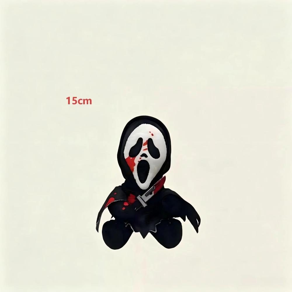 Halloween Horror Style Plush Doll, Scary Stuffed Figure, Soft Toy for Halloween Decoration, Horror Movie Fan Collection Gift