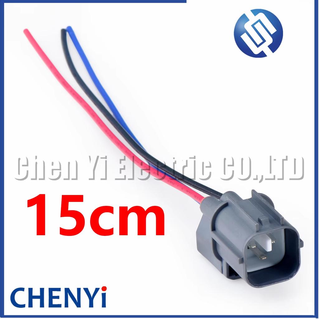 3 Pin Automotive Wire Harness Connector Plastic Plug 6181-0072 6189-0131 For Excavator Sensor Solenoid Valve Yamaha OBD2