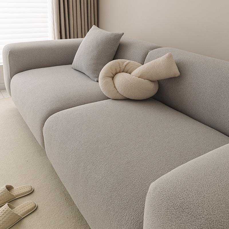 New Chenille Sofa Cover Lazy All in One All Inclusive Anti Cat Scratch Thickened High Elastic Anti Slip Fixed Straight Cover