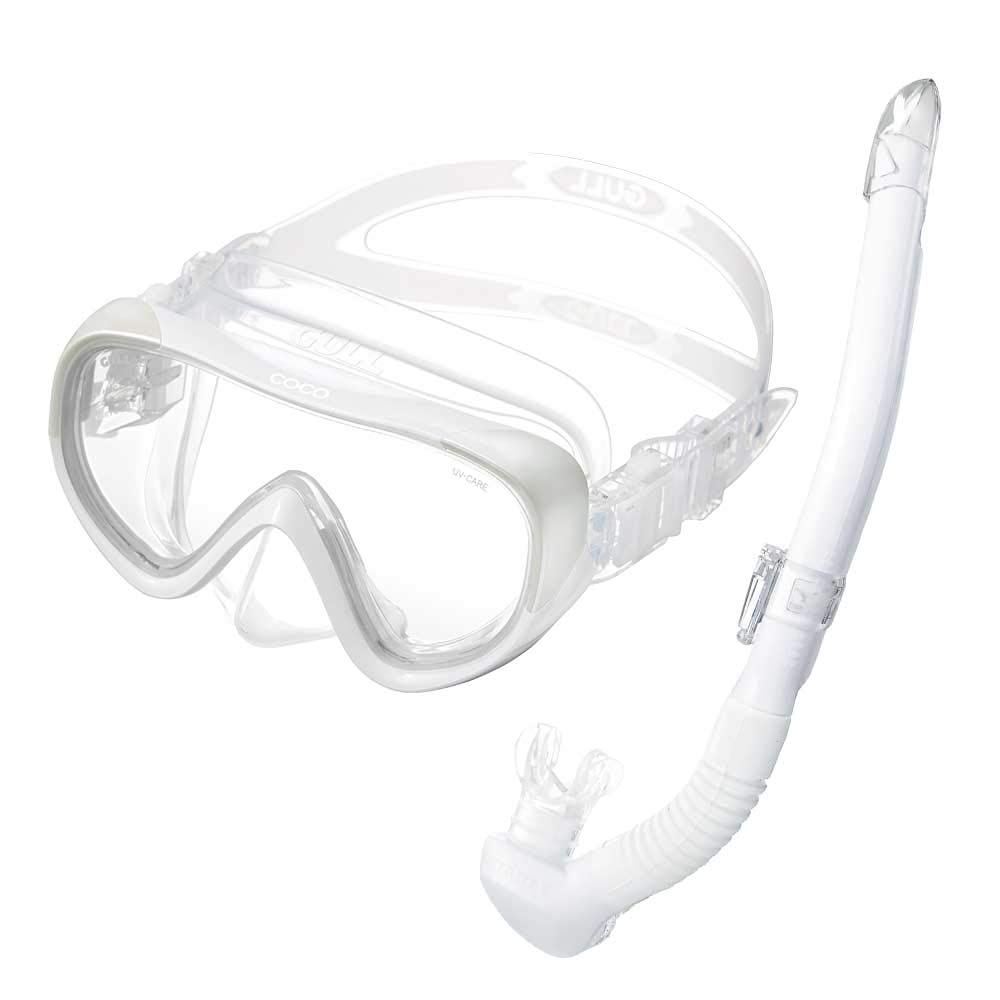 

Coco Silicone Leila Stable Snorkel Set of 2 White [GULL] GM-1231 + GS-3174 [Для женщин]