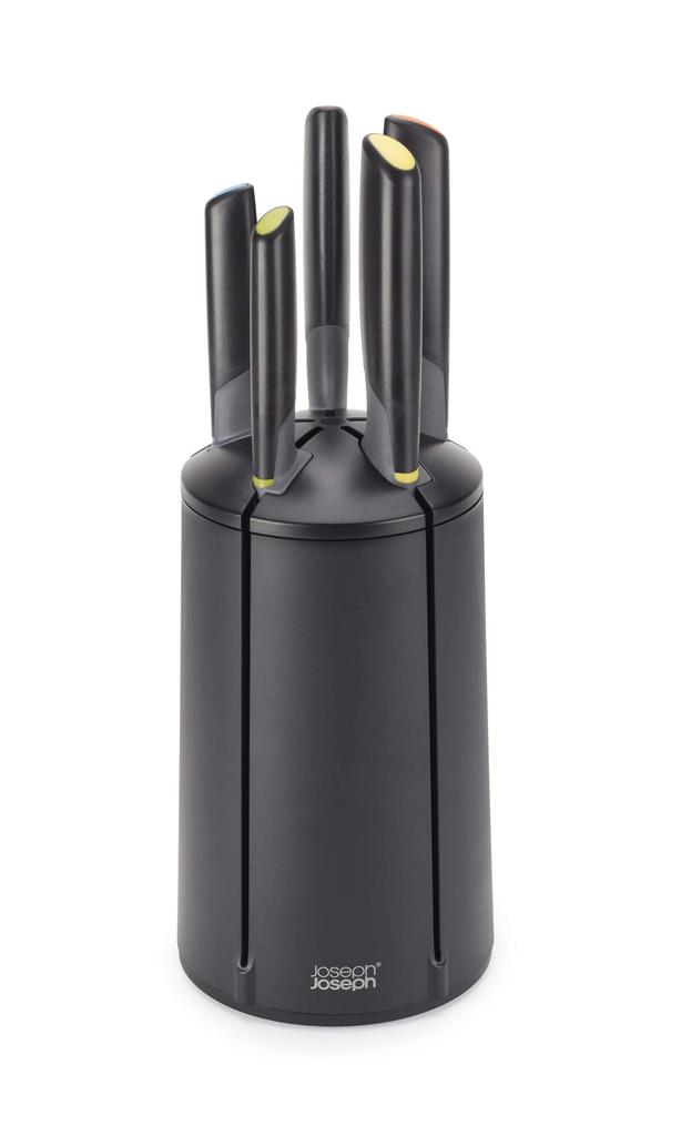 Joseph Joseph Knife Set Knife Storage Case Elevate Knife 5 Piece Carousel Set Multicolor 10527 [Genuine Product]