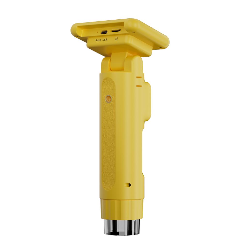 Handheld Digital Microscope 2.8 Inch IPS Screen Rechargeable Portable Digital Magnifying Glass with 8 LED Lights