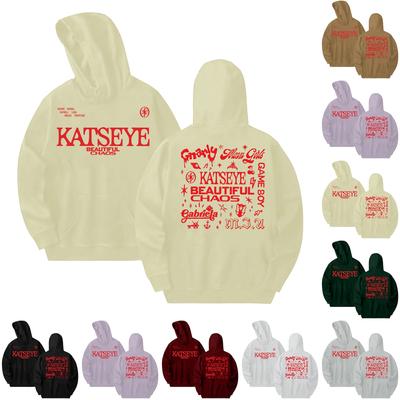 Women's Fashionable Casual Hooded Long Sleeved Printed Sweatshirt