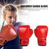 2Pcs Kids Boxing Gloves PU Leather Training Gloves Breathable Fighting Mitts Taekwondo Mitts for Punching Bag
