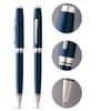 Free Name Engraving and Gift Cross Coventry Blue Lacquer Ballpoint Pen Wrapping. NAT0662-9