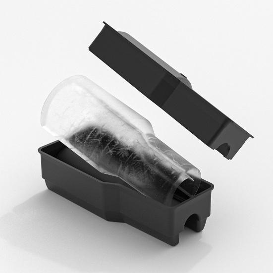 Forma de Gelo de Silicone para Copos de 30/40oz Molde de Gelo de Liberação Rápida Fabricante de Gelo Semi-Cilíndrico Reutilizável para Whiskey Cocktails