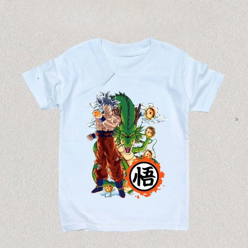 Japanese Animation Dragon Ball Retro Single-piece Animation T-shirt Summer New Retro Fashion Men's and Women's Streetwear