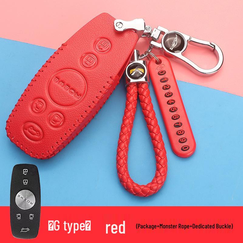 Roewe IMAX8 2021 Genuine Leather Key Case Shell