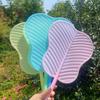 Plastic Fan, Sturdy and Durable, Thickened Household Fan, Traditional Style, Cool for Summer, Mosquito-Repelling, Hand-Held Banana Leaf Fan