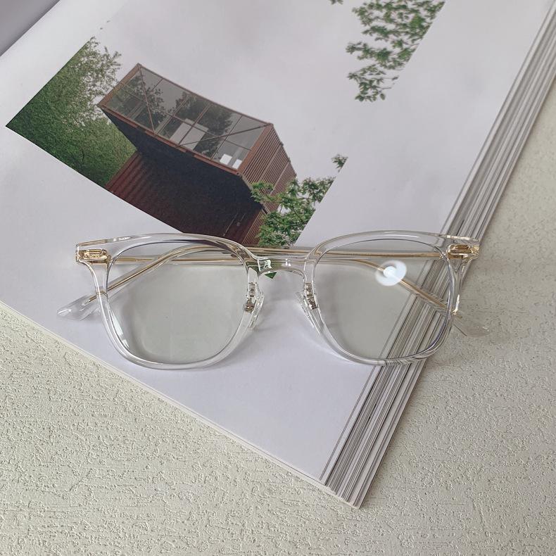 Tr21151Tr90 Flat Light Myopia Glasses Frame Female Flat Glasses Student Glasses Trendy Men'S Glasses Frame