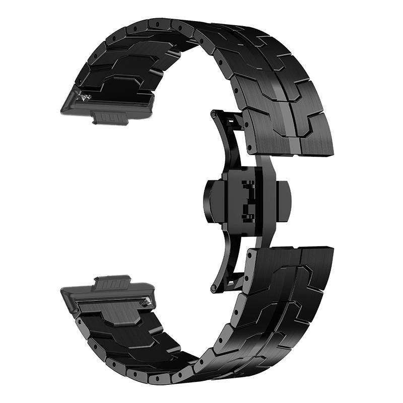 

Ремешок из нержавеющей стали для Huawei Watch Fit 4 Pro, роскошный металлический быстросъемный браслет Correa для Huawei Watch Fit4 Fit3, ремешок для запястья For Huawei Fit4-4Pro чёрный