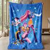 Manta de Flanela Estampada Kpop Demon Hunters Macia Quente Leve Manta para Todas as Estações para Sofá Cama Camping Decoração de Casa Presente de Feriado