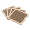 4pcs Hollow Design Needlepoint Board Set Wooden Embroidery Stitch Board  For Crafters