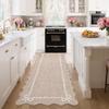 Kitchen Floor Mat Hallway Runner Rug Non-slip Long Carpet Home Decoration Insect Scalloped Bow Carpets Laundry Room Foot Mats