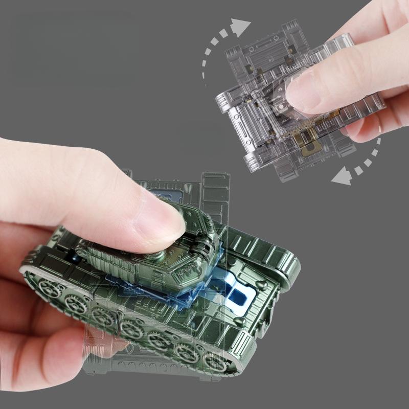 Creative Mech Fidget Spinner Simulated Tank Deformation Robot Adult Fidget Toys Plastic Hand Spinner Stress Relief Toy