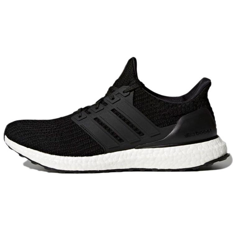 

Черные кроссовки унисекс adidas UltraBoost 4.0 Core белые BB6166
