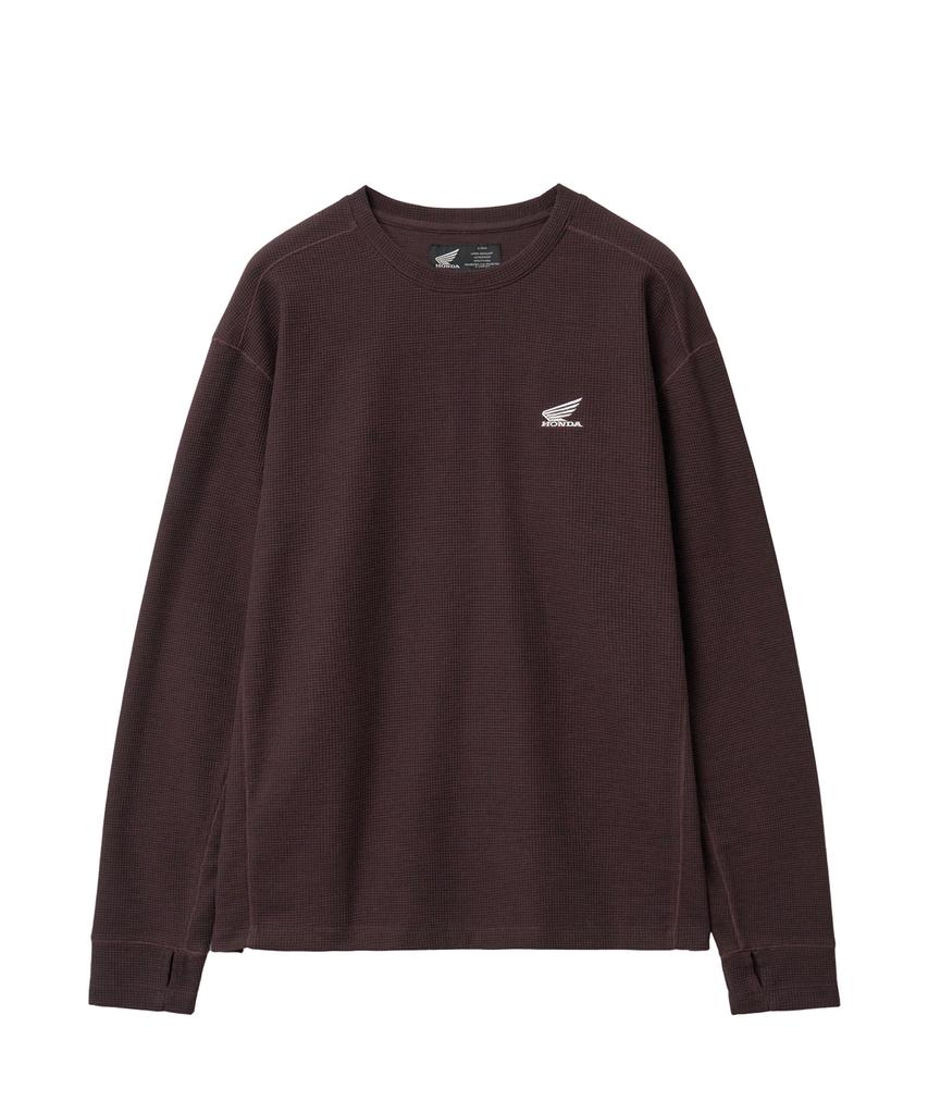 PHYPS MOTORCYCLE H-Tech Waffle Long Sleeve Burgundy